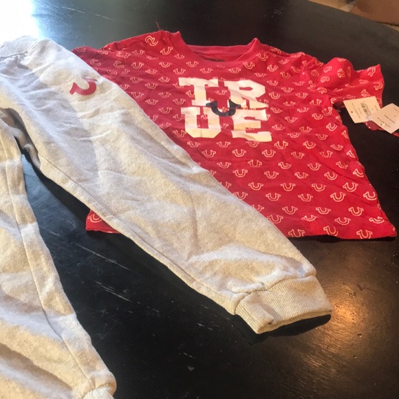 NWT Boys  6 True Religion 2 Piece Set 👍 - Picture 1 of 8
